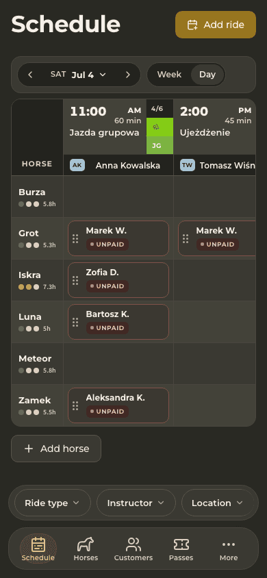 preview · Schedule