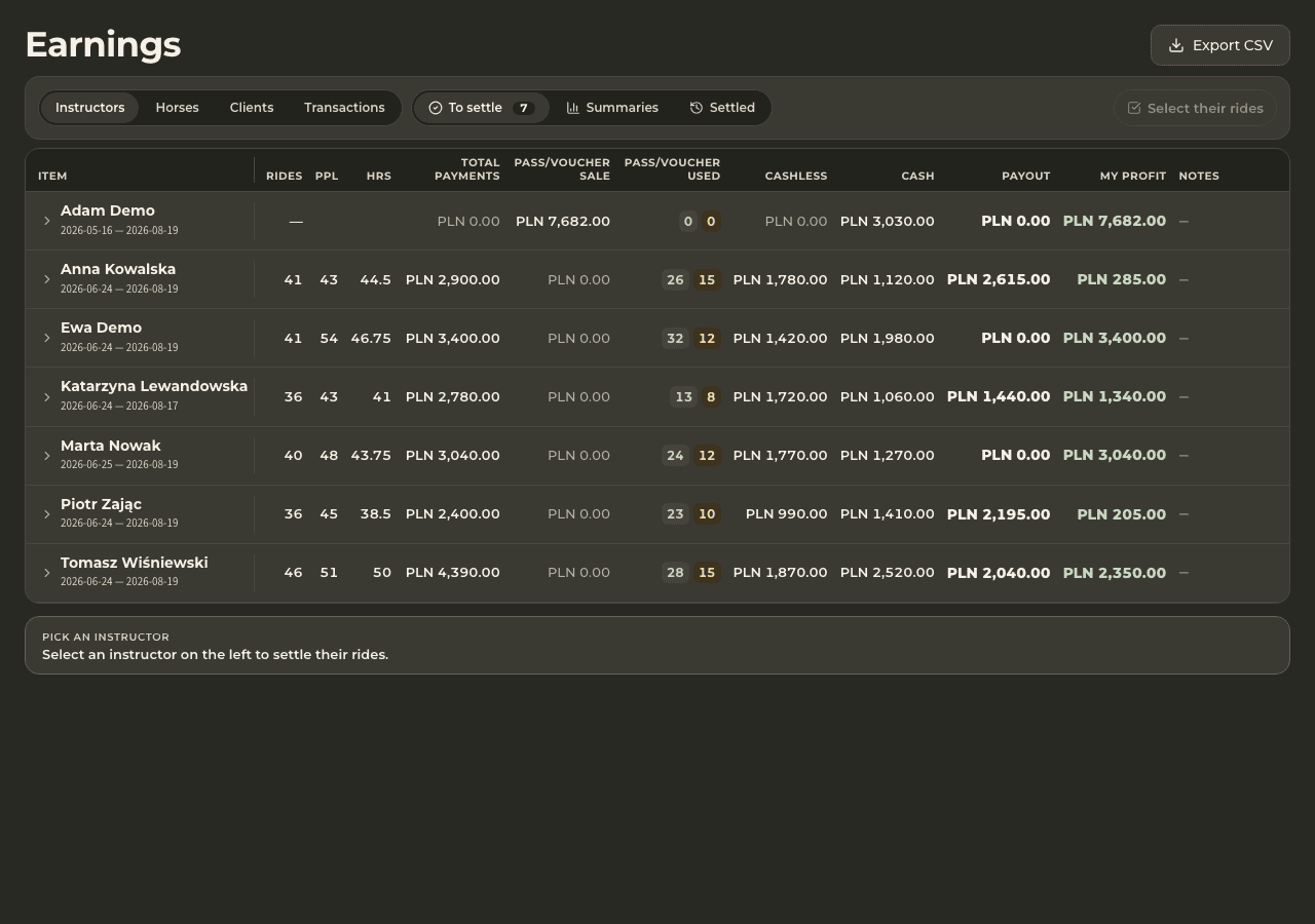 preview · Earnings