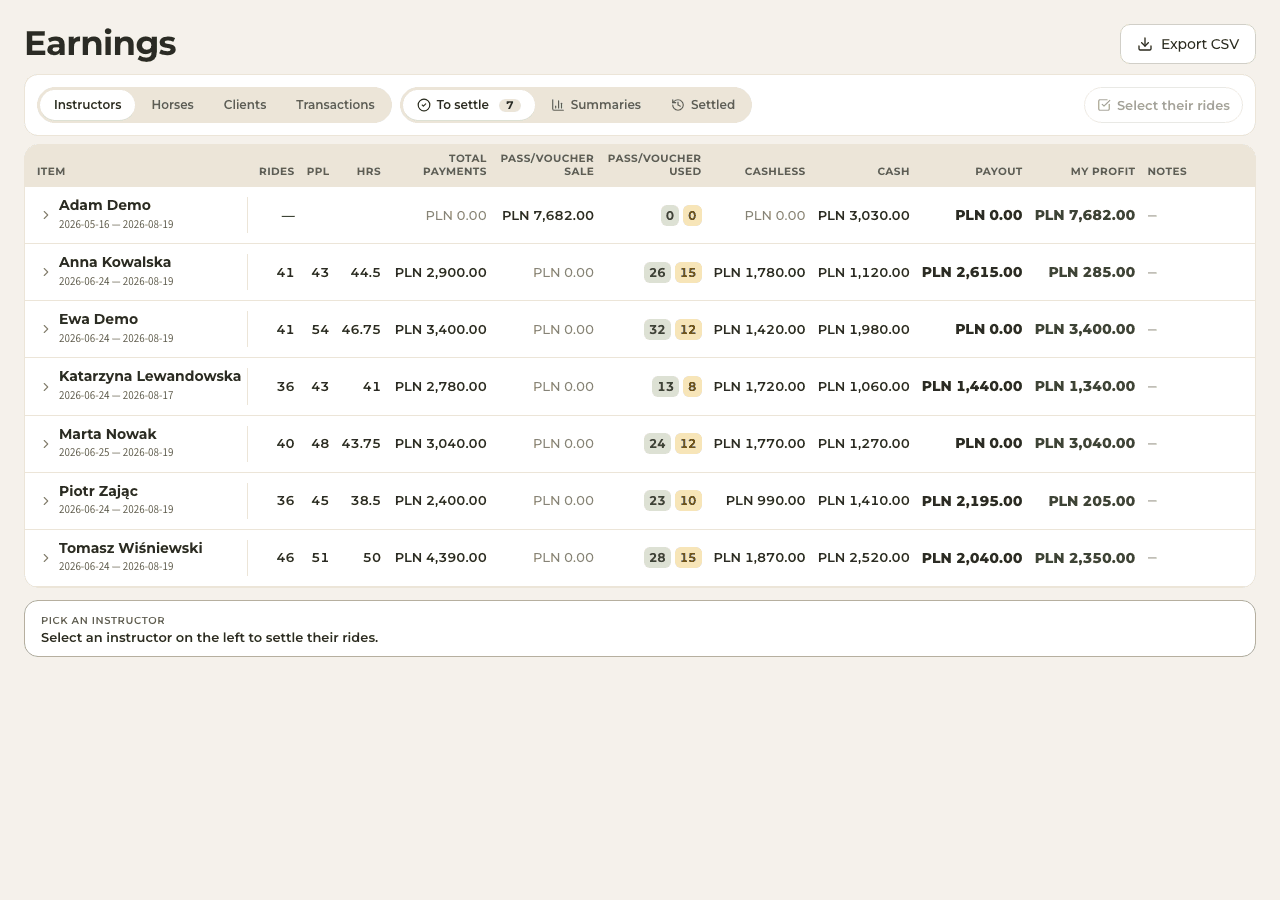 preview · Earnings