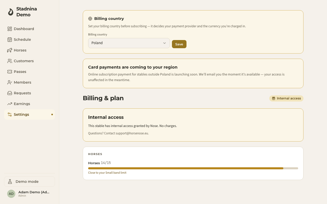 Your plan, usage, and payment method